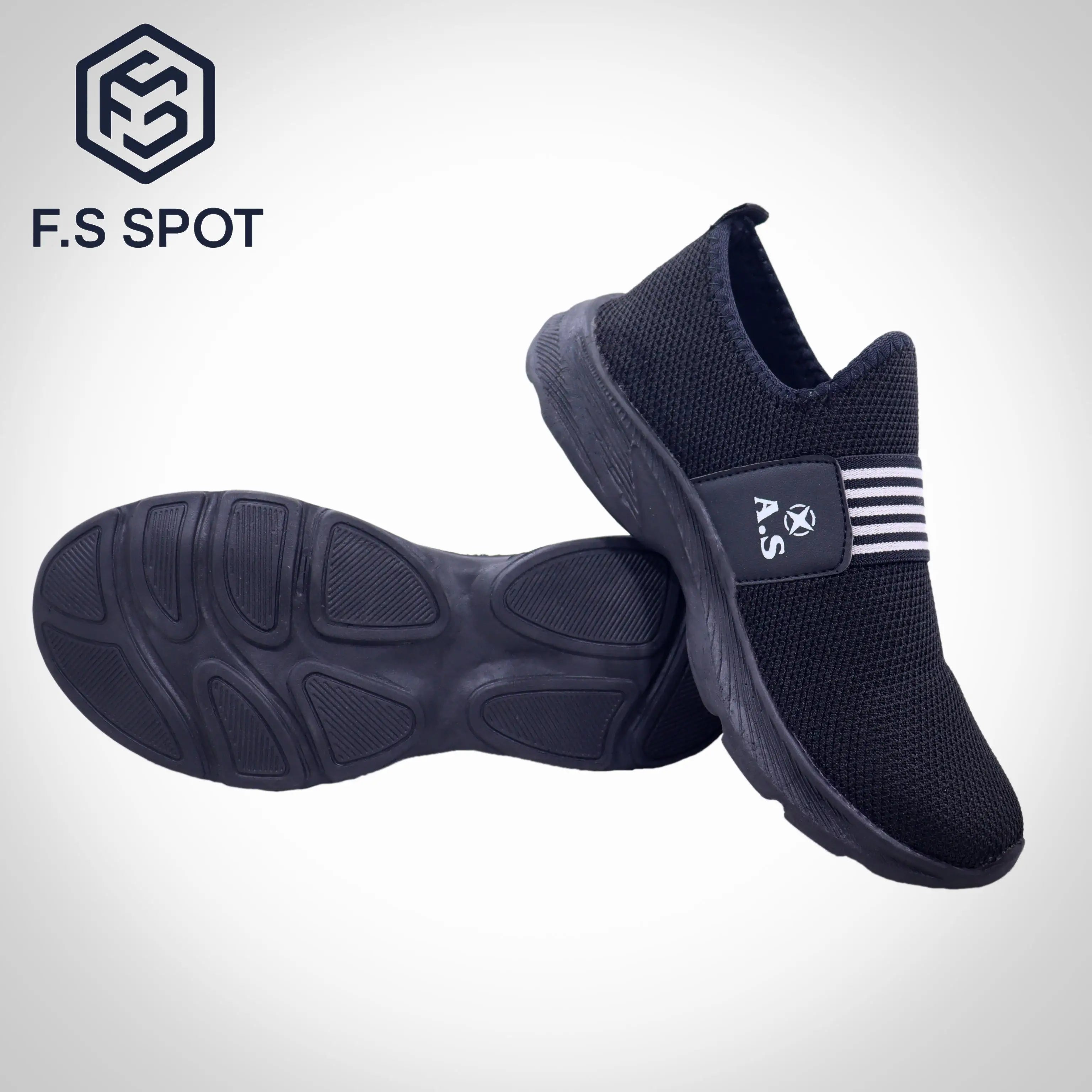 Men’s Black Sneakers – Stylish, Comfortable & Durable Black Shoes for Men | FS SPOT