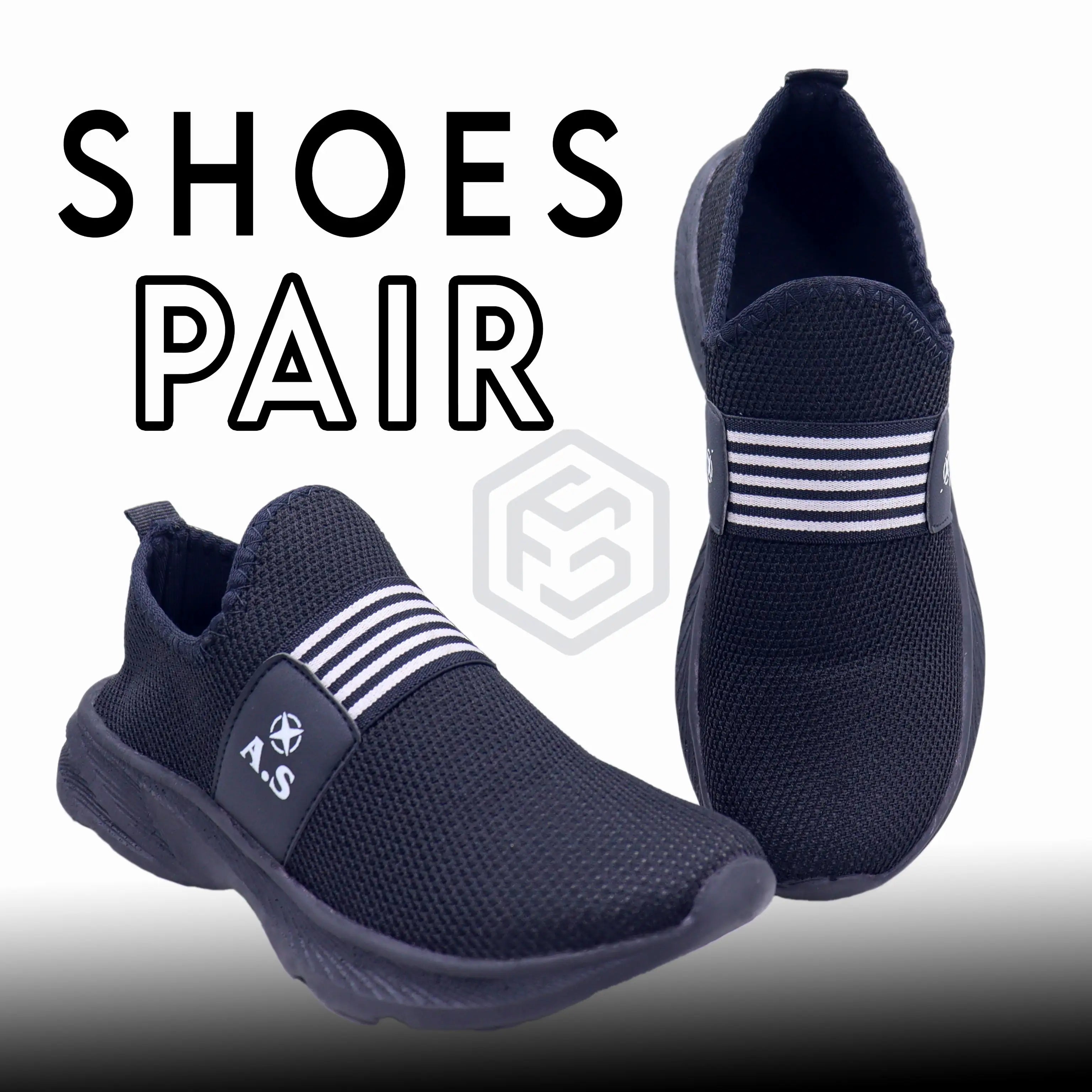 Men’s Black Sneakers – Stylish, Comfortable & Durable Black Shoes for Men | FS SPOT