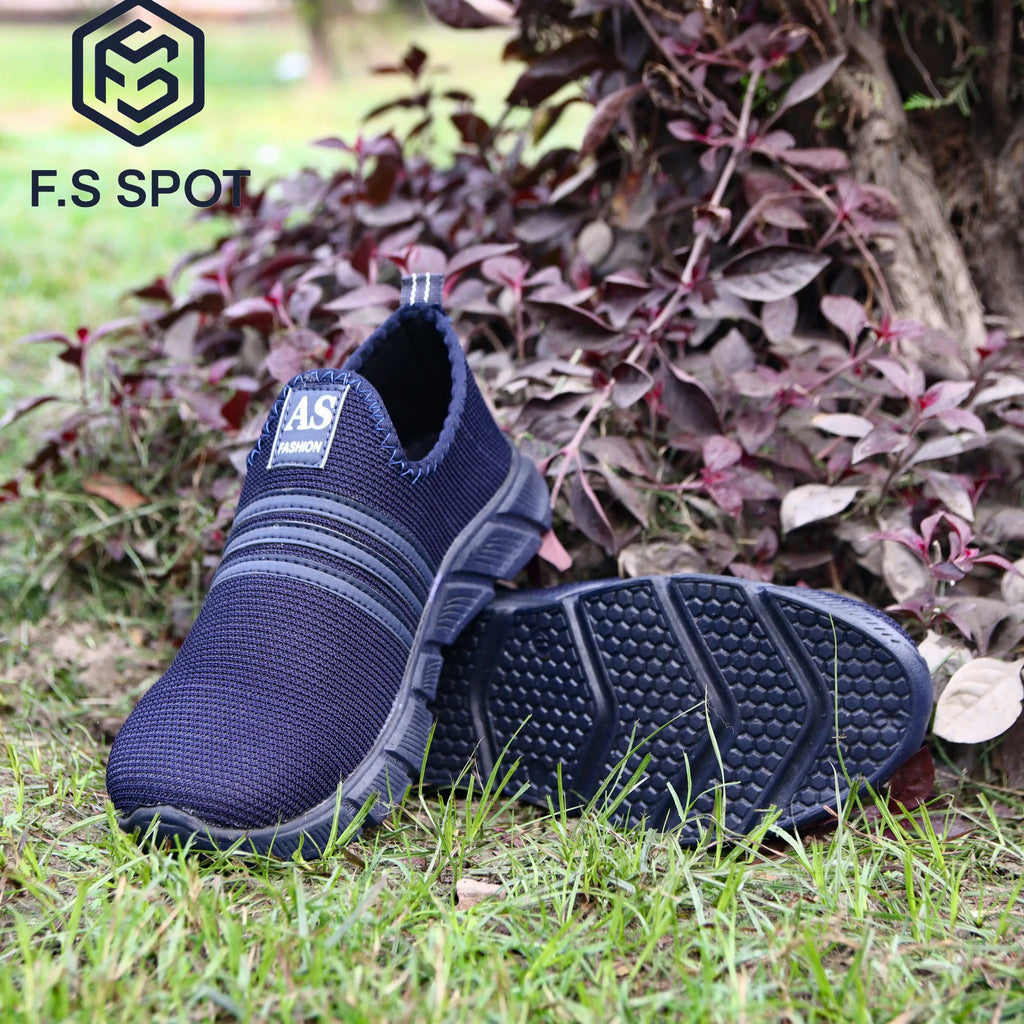Men’s Lightweight Slip-On Sneakers – Breathable Mesh & All-Day Comfort | FS SPOT