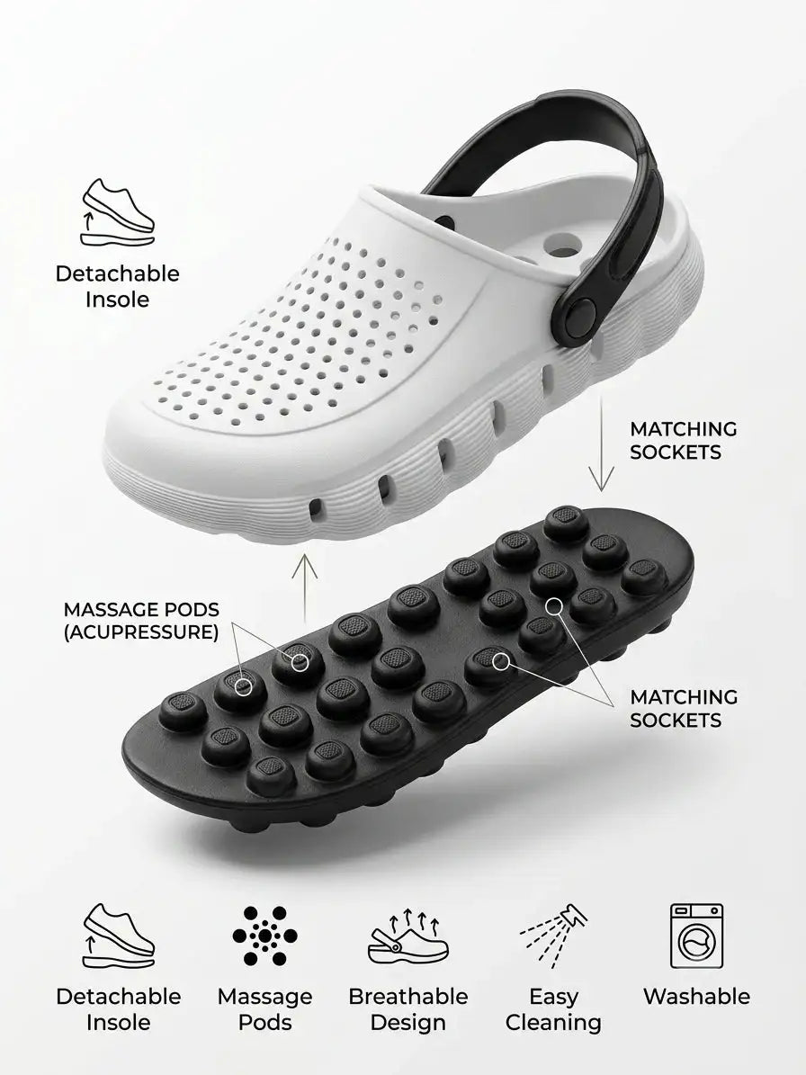 Ultra Comfort Acupressure Slippers