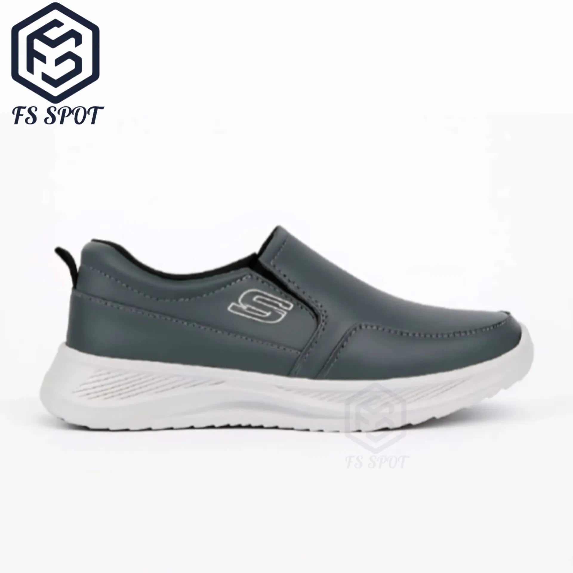 Men’s Casual Shoes – Grey Stylish, Comfortable & Durable Shoes for Men | FS SPOT