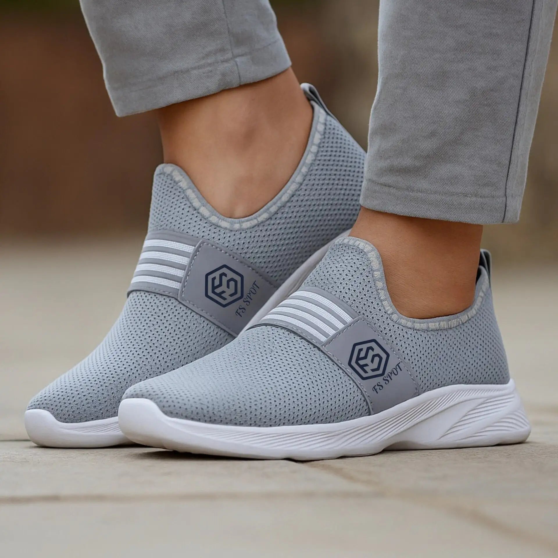 Men’s Casual Shoes – Stylish, Comfortable & Durable Grey Shoes for Men | FS SPOT