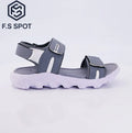 Men’s Sandals – Ultra-Comfort Grey Outdoor Walking Sandals | FS SPOT
