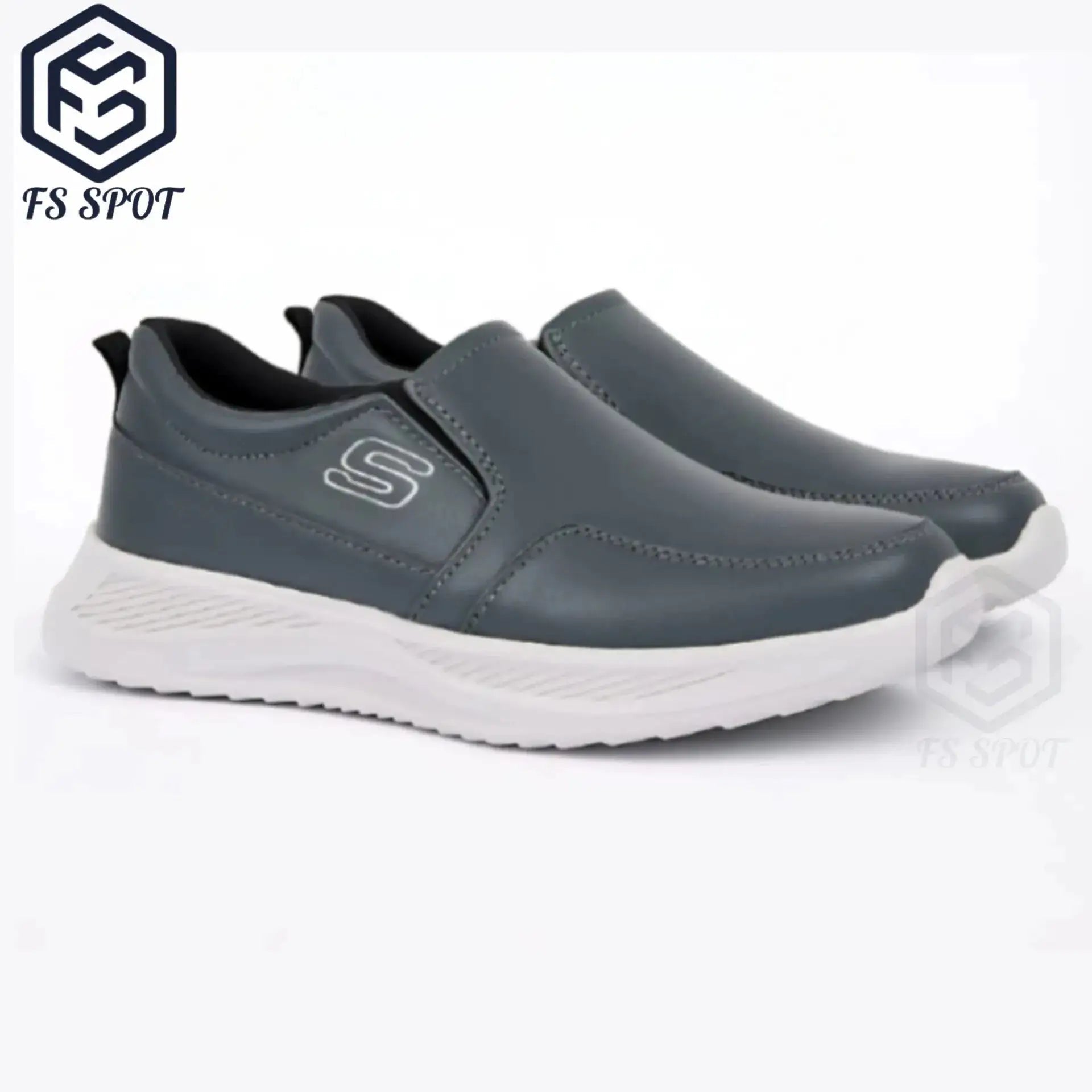 Men’s Casual Shoes – Grey Stylish, Comfortable & Durable Shoes for Men | FS SPOT - FS Spot