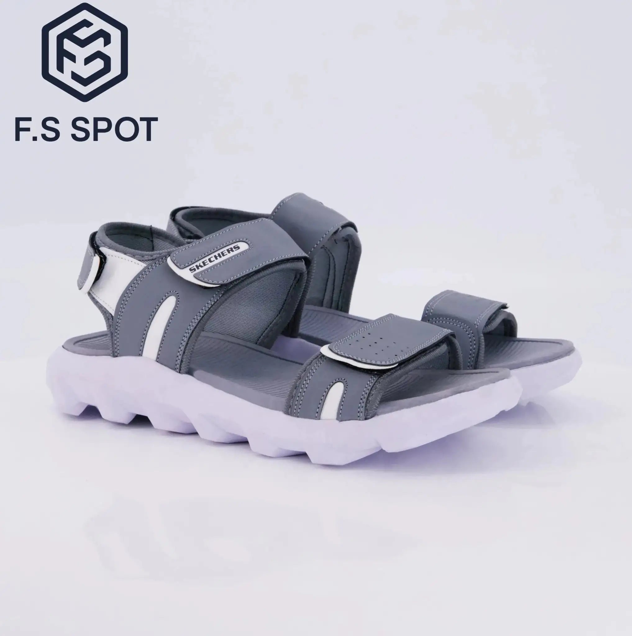 Men’s Sandals – Ultra - Comfort Grey Outdoor Walking Sandals | FS SPOT - FS Spot